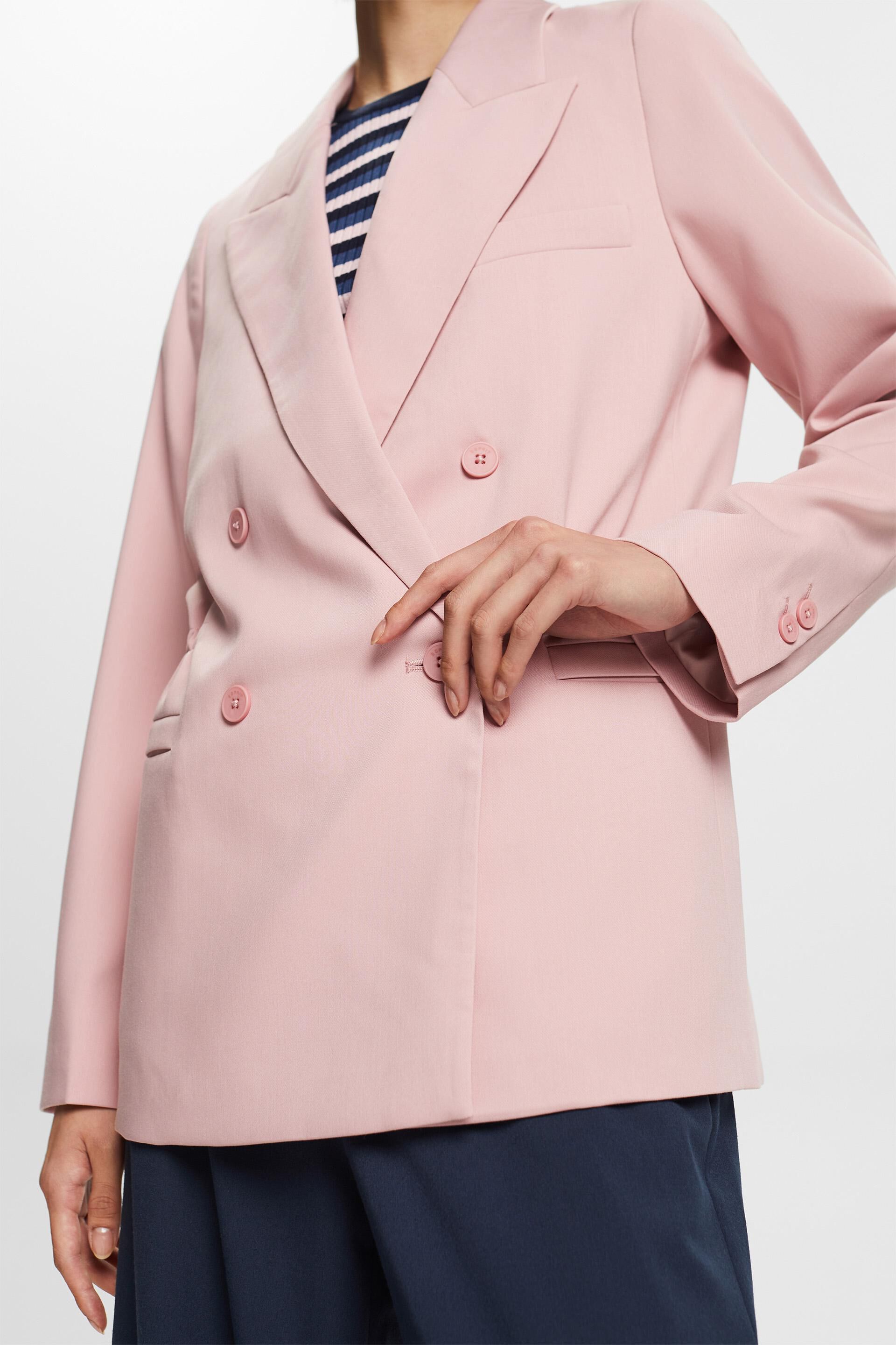 Veste de tailleur à boutonnage croisé oversize