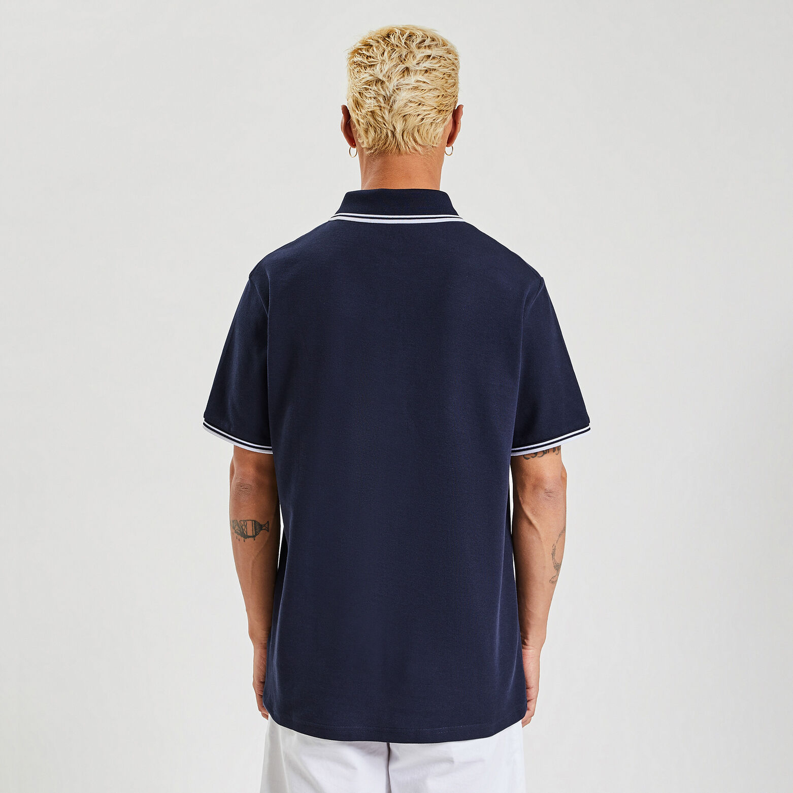 Polo manches courtes licence Tour de France Bleu