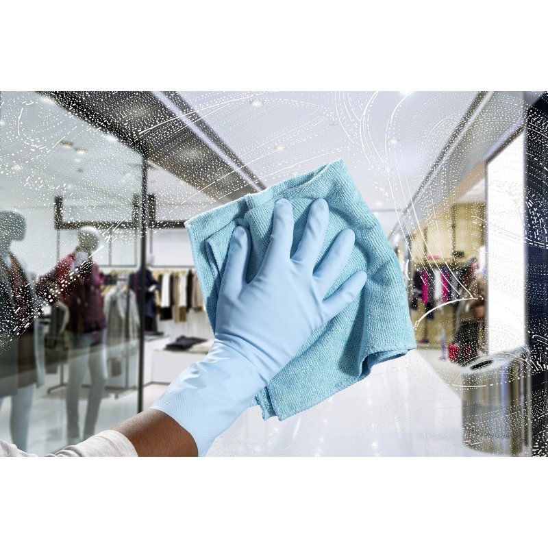 Lavette microfibre Multiclean Spontex Professional - Paquet de 5