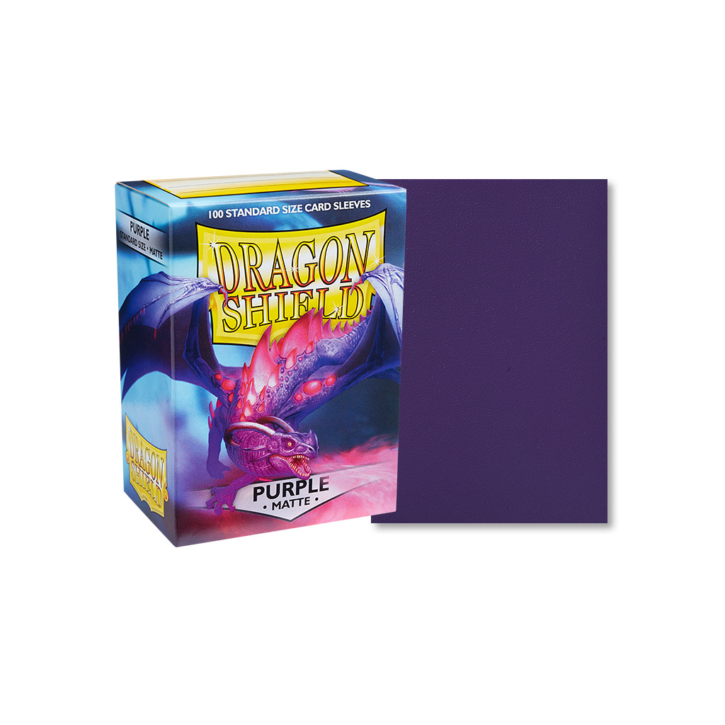 Dragon Shield - 100 Standard Sleeves Matte Couleur Violet