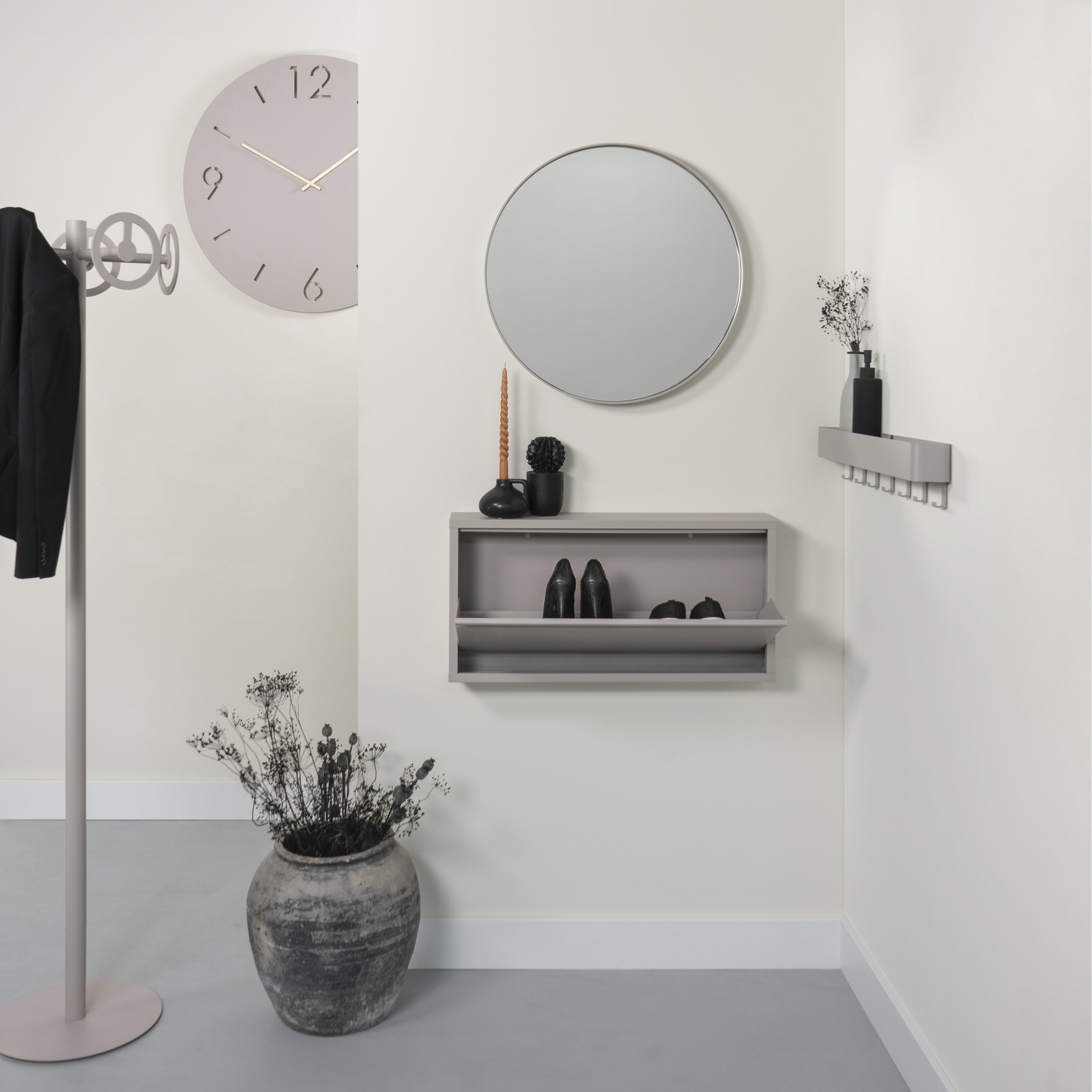 Spinder Design Billy 1 Schoenenkast - Silky Taupe