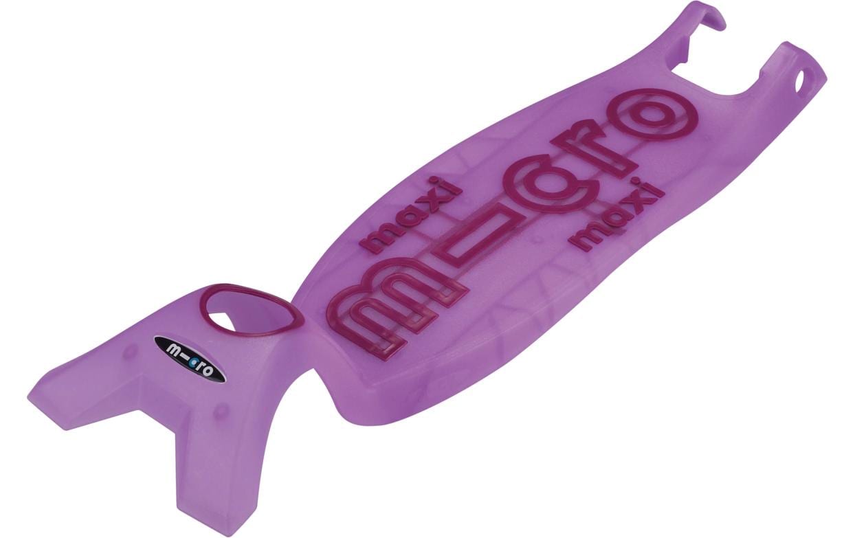 Kickboard Maxi Micro Deluxe Glow LED LilaScooter für Kinder