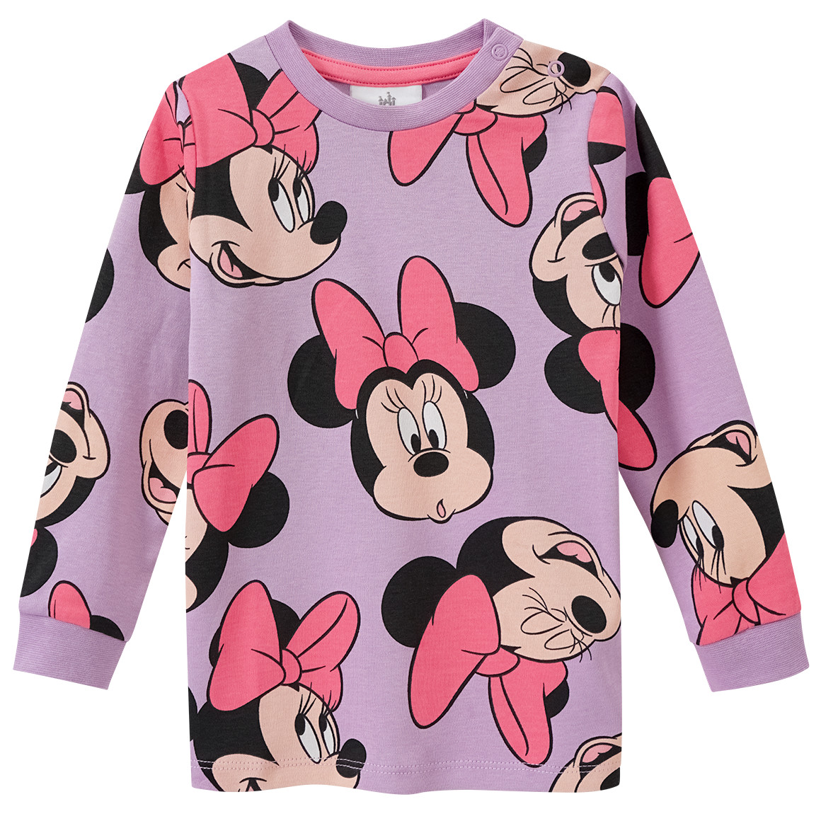 Topomini Minnie Maus Schlafanzug mit Allover-Print helllila
