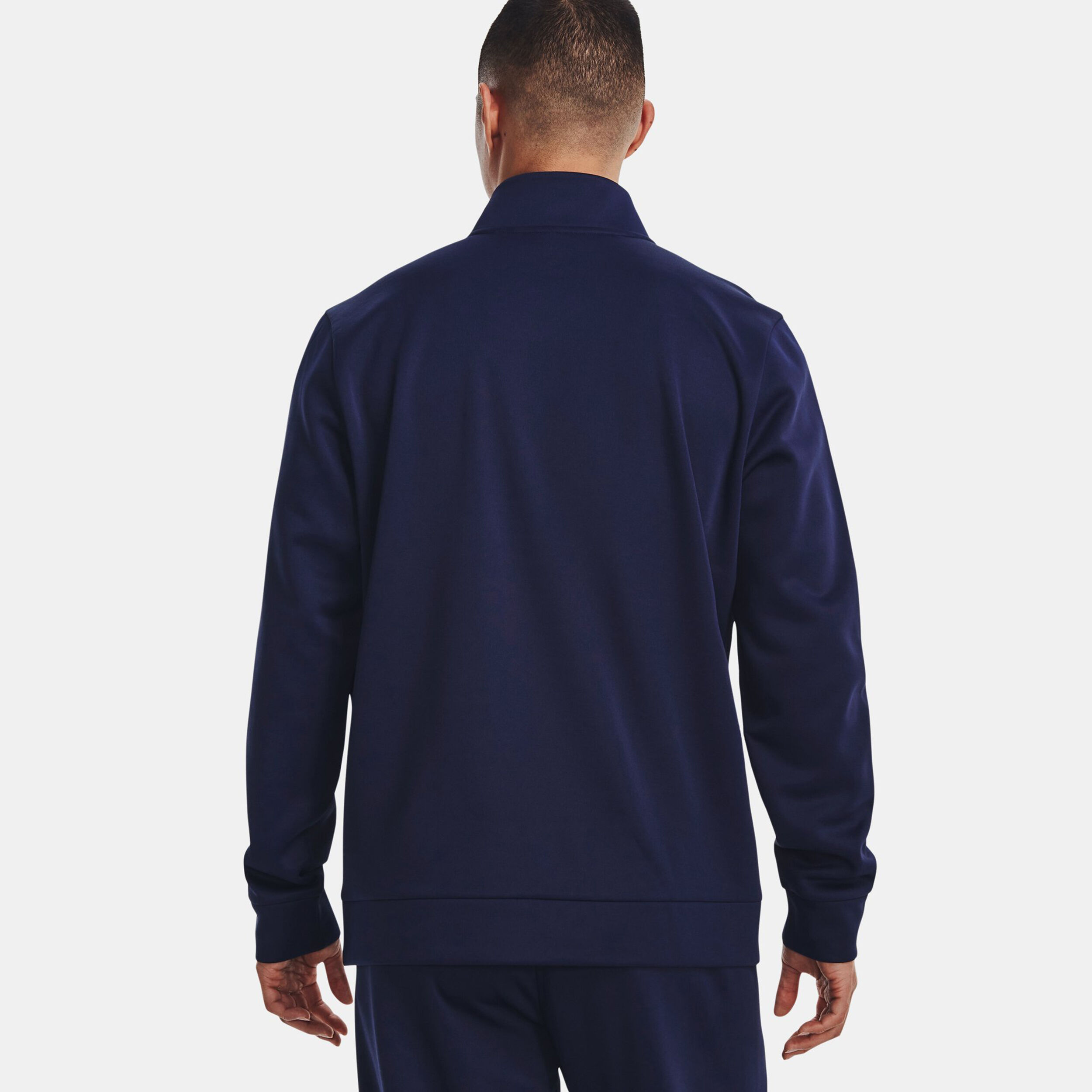 Under Armour Quarter Half-Zip Haut Manches Longues Hommes - Bleu Foncé