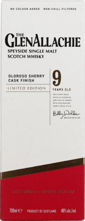GLENALLACHIE 9 YEARS 2014 OLOROSO SHERRY CASK 70CL