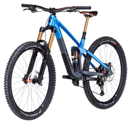 VTT Tout-Suspendu Cube Stereo One77 C:68X SLX 29 Shimano Deore XT 12V 29'' Bleu Gris Actionteam