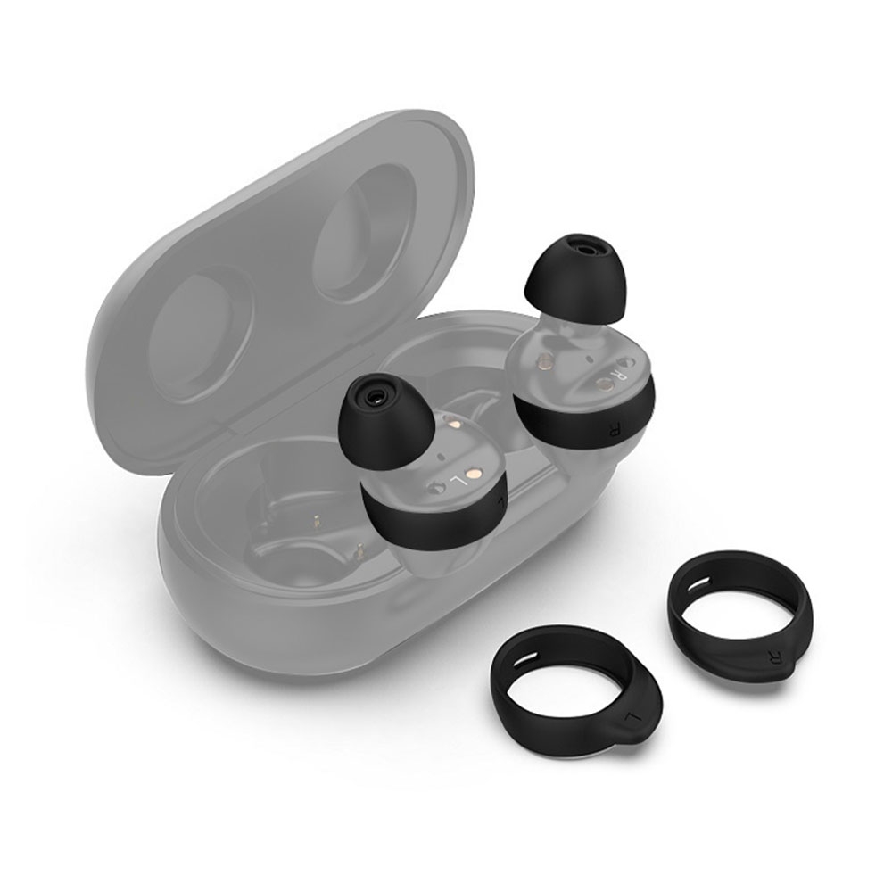 (8-tlg. Set) Samsung Galaxy Buds Silikon Ohrpolster Rutschfeste Eartips - Schwarz