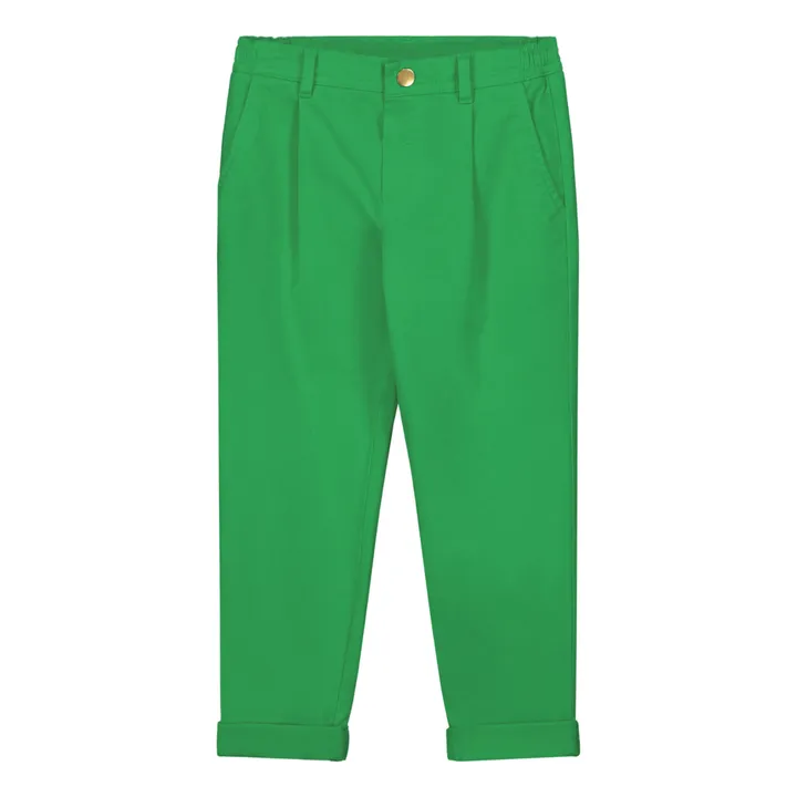 Yuki Pantalon Chino Coton Bio | Vert