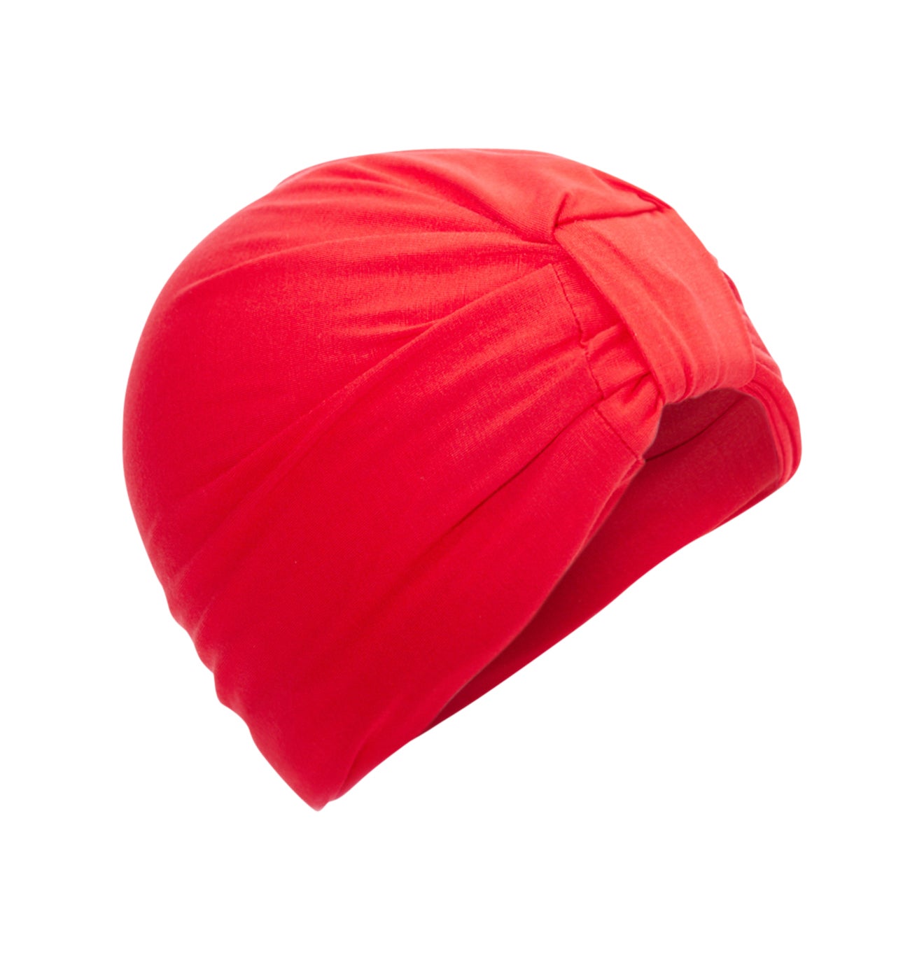 Bonnet-turban en jersey Femme - Rouge