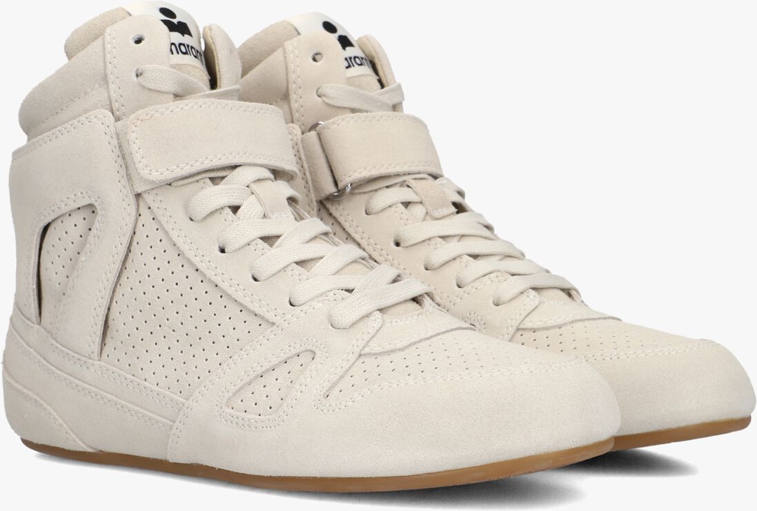 ecru isabel marant sneakers senny high-gb