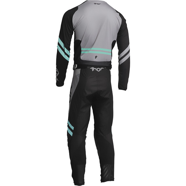 Thor Motocross - Maillot Pulse Cube Noir / Gris Clair / Mint