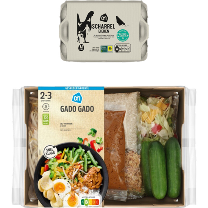 AH Vega Gesneden Gado Gado Verspakket