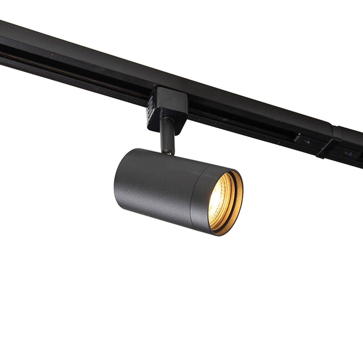 Modern railsysteem met 14 spots zwart 1-fase  - Iconic Jeana