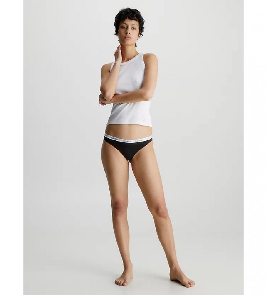 Pacote com 5 tangas Calvin Klein Carousel multicoloridas