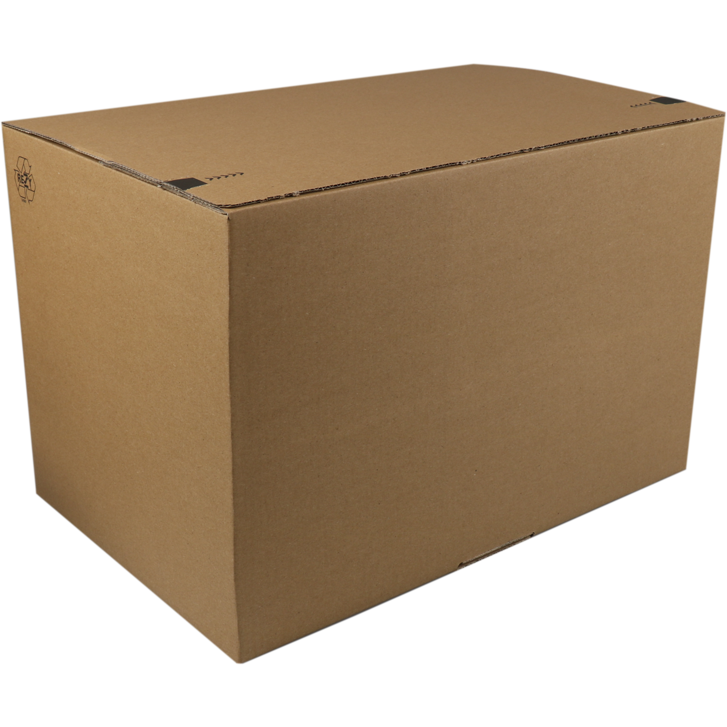 SendProof® Autolockdoos, golfkarton, 160x130x70mm, bruin