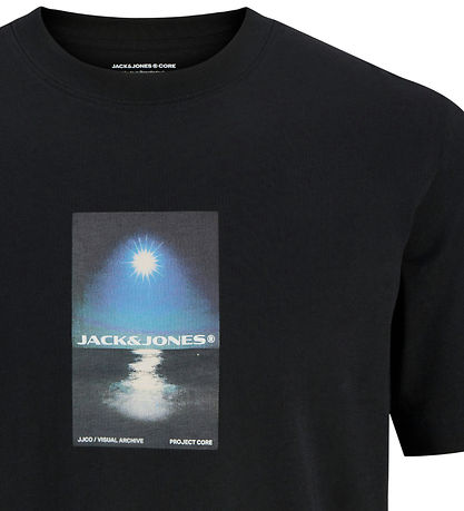 Jack & Jones - T-Shirt - JcoCalma Foto - Schwarz