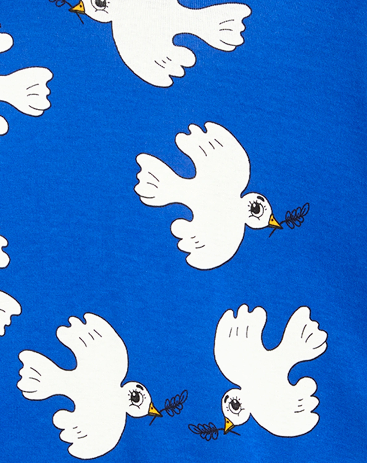 Langarmkleid PEACE DOVE AOP in blue