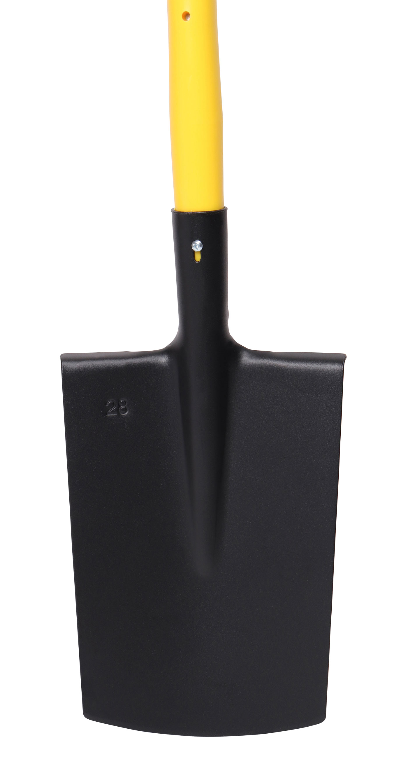 Bêche à rebords de 28 cm manche béquille trimatière
