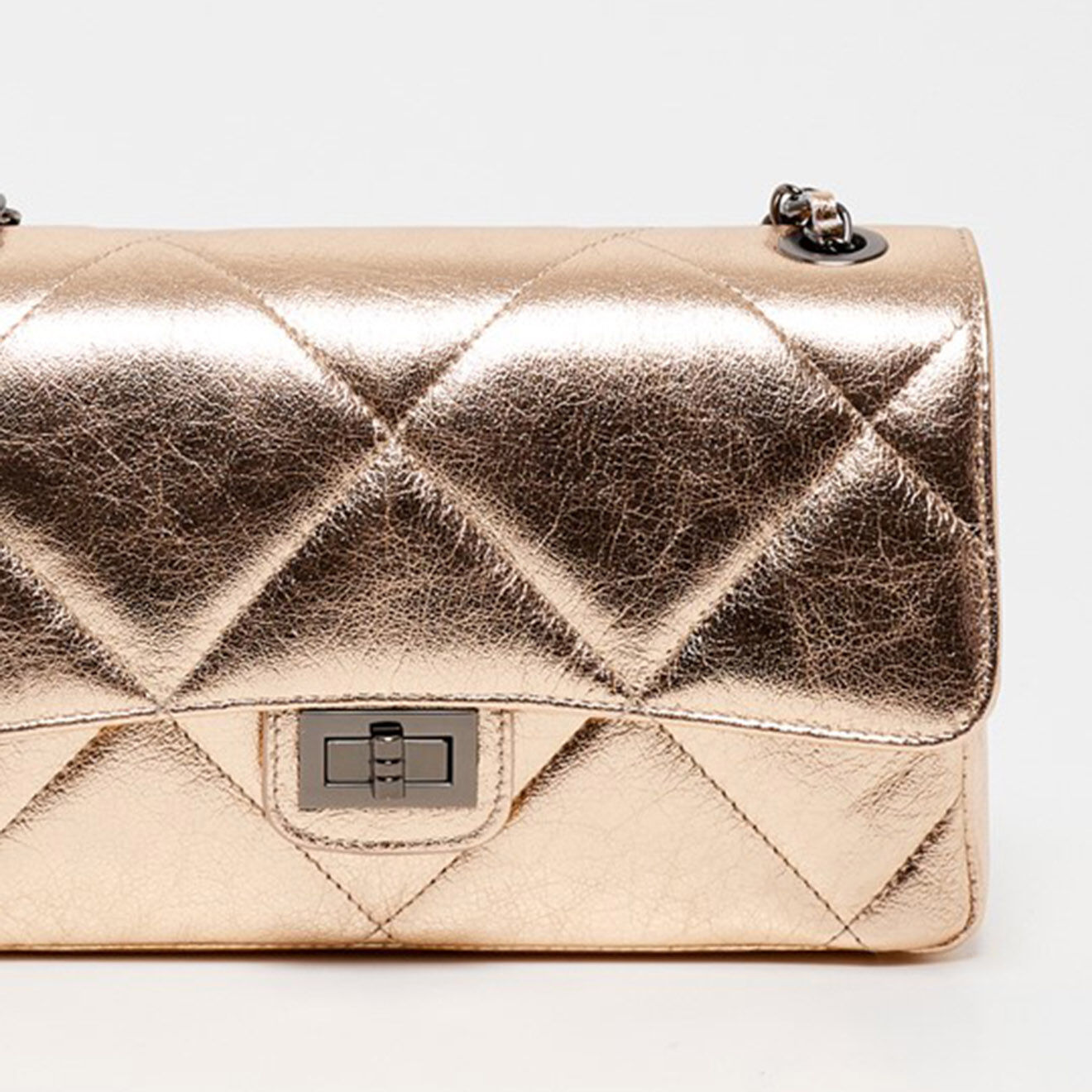 Christian Laurier Sac bandoulière en Cuir Lena rose doré - 27x15x8 cm