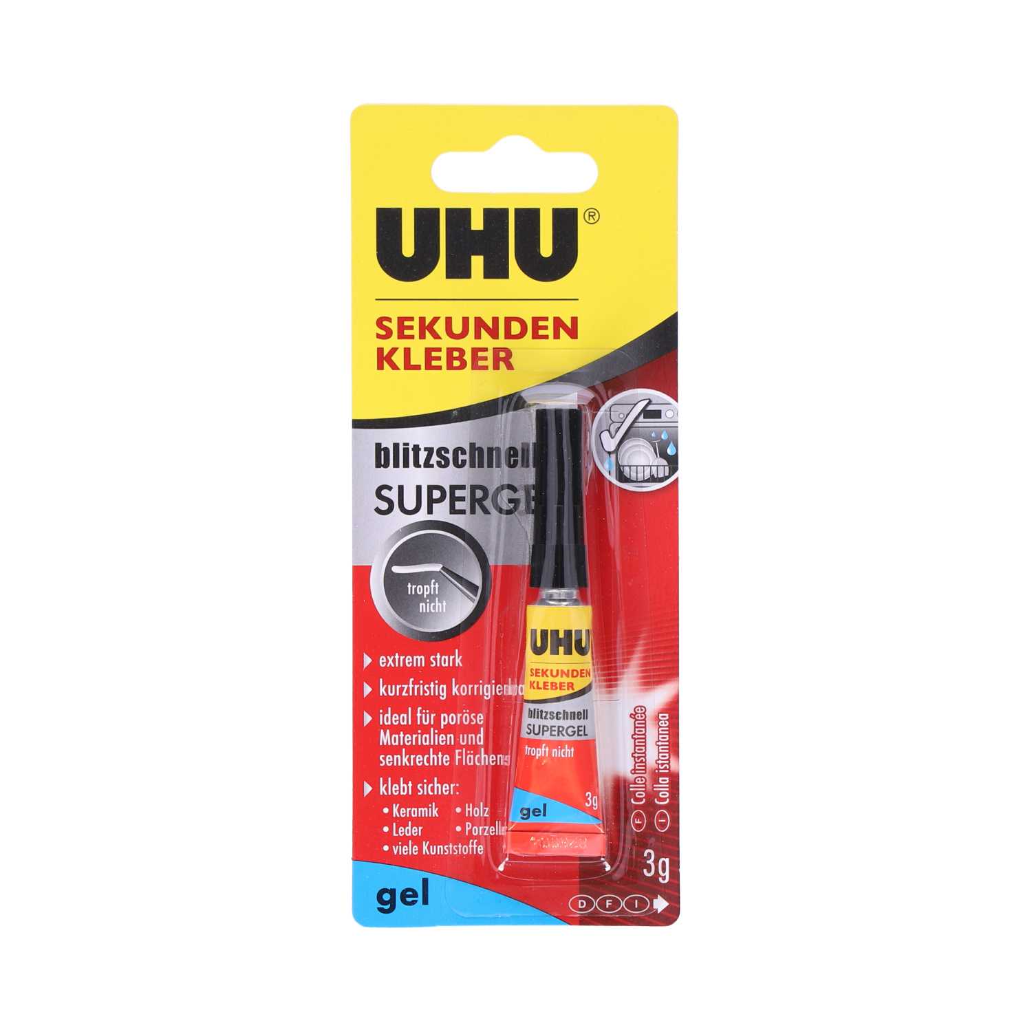UHU Mini Sekundenkleber Gel 1g