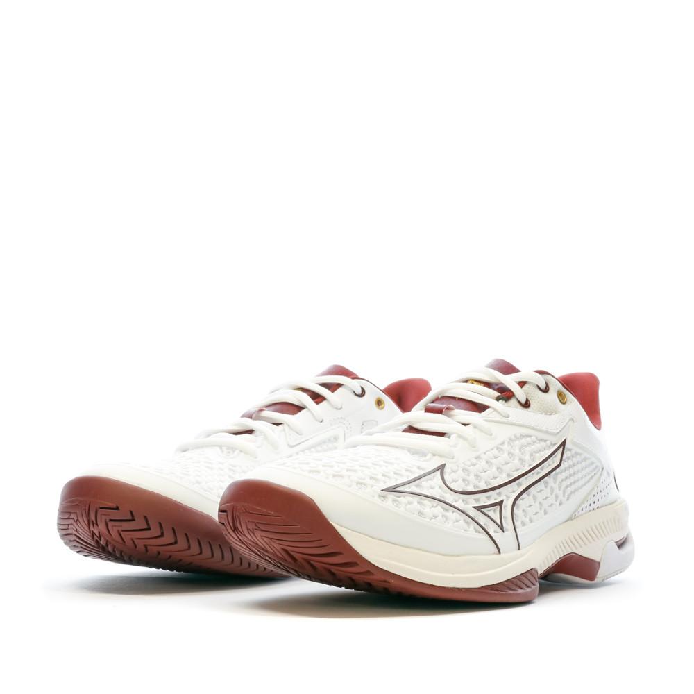 Mizuno Chaussures de Tennis Blanches Femme Mizuno Exceed Tour
