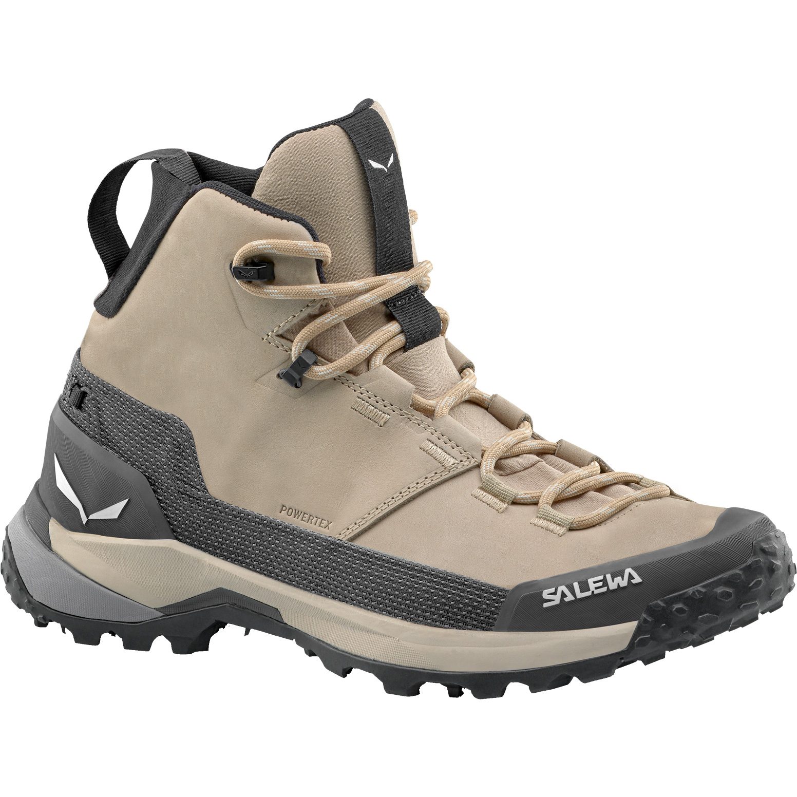 SALEWA Puez Leather Mid PTX Bergstiefel Damen quicksand
