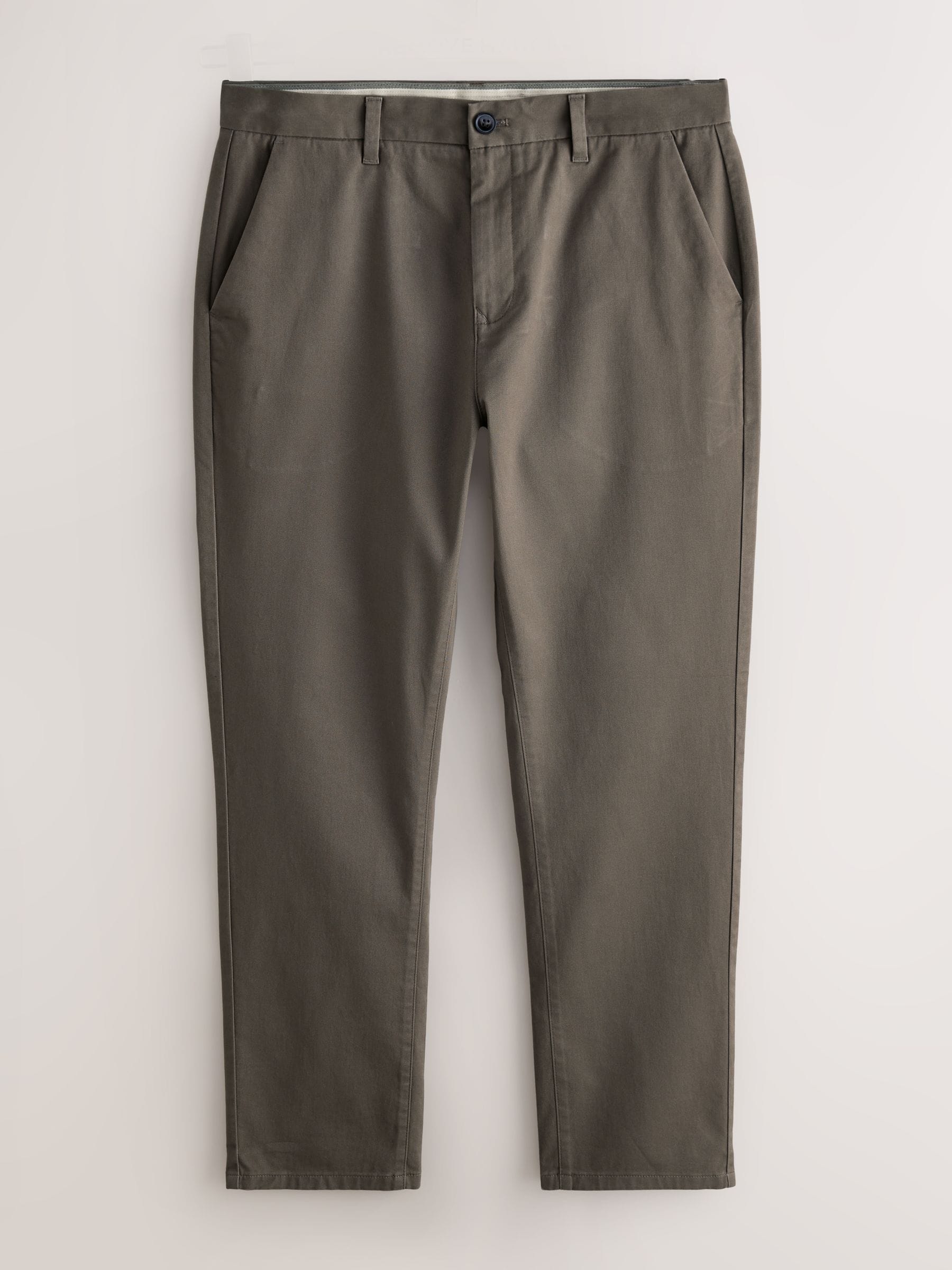 Lichtbruin - Slim Fit - Stretchy chino
