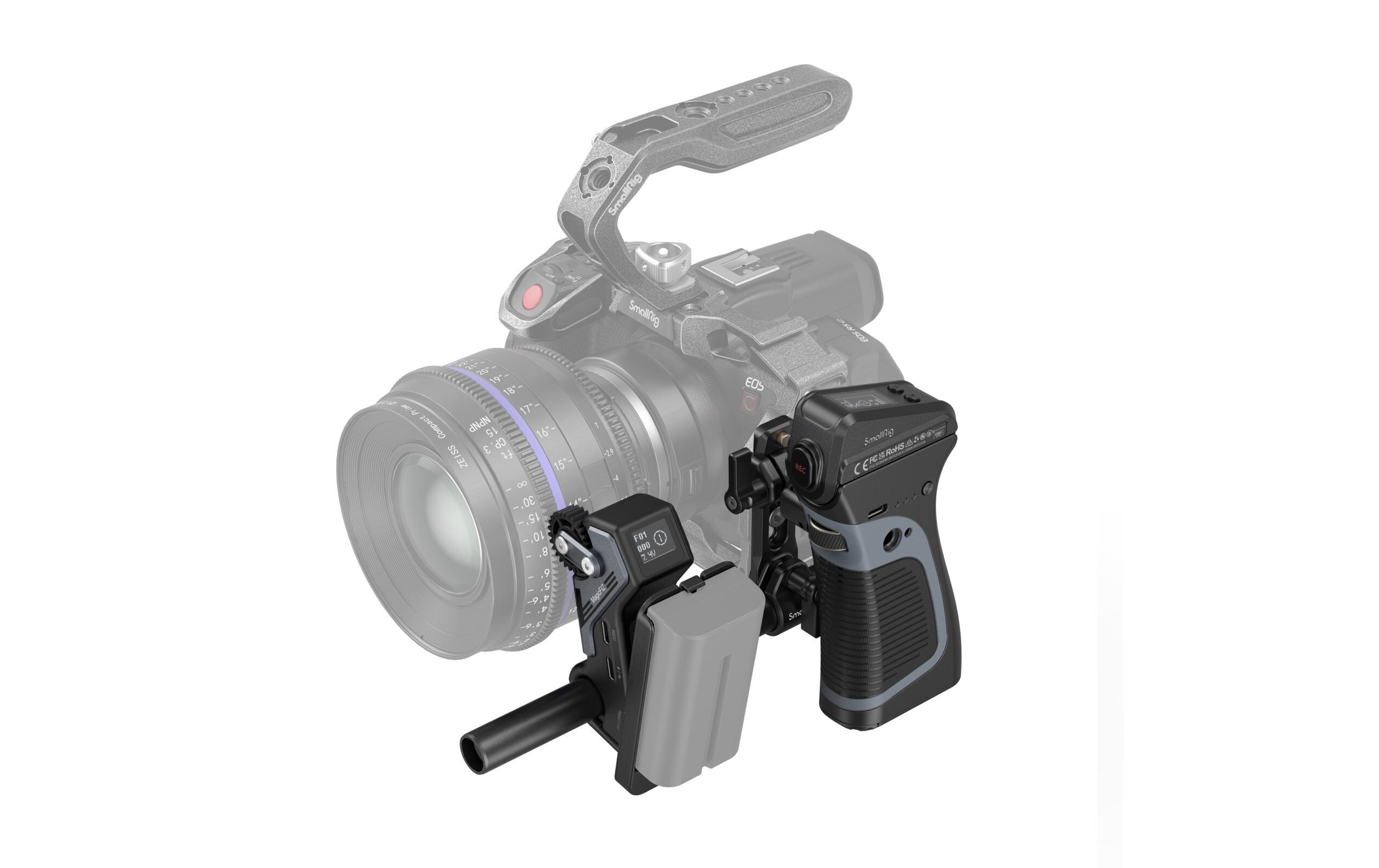 MagicFIZ Wireless Follow Focus Handgrip Kit<br>Präziser und latenzarmer Follow Focus für Videoaufnahmen