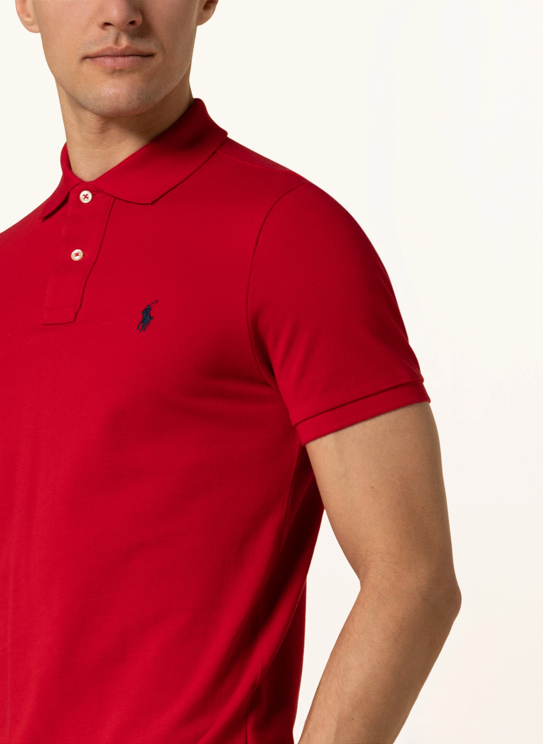 POLO RALPH LAUREN Piqué-Poloshirt Custom Slim Fit