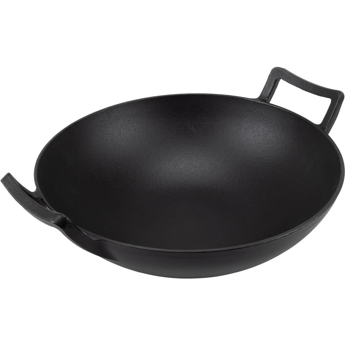 Wokpanne i støpejern 36 cm