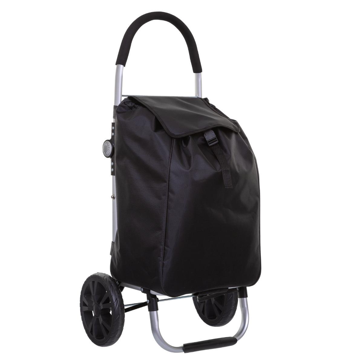 CHARIOT PLIANT 2 ROUES ALUMINIUM NOIR