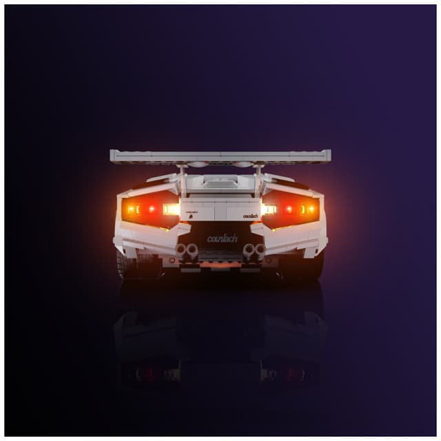 Light My Bricks™ Lamborghini Countach 5000 Quattrovalvole lyskit