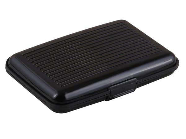 Kortholder i aluminium - RFID-Safe