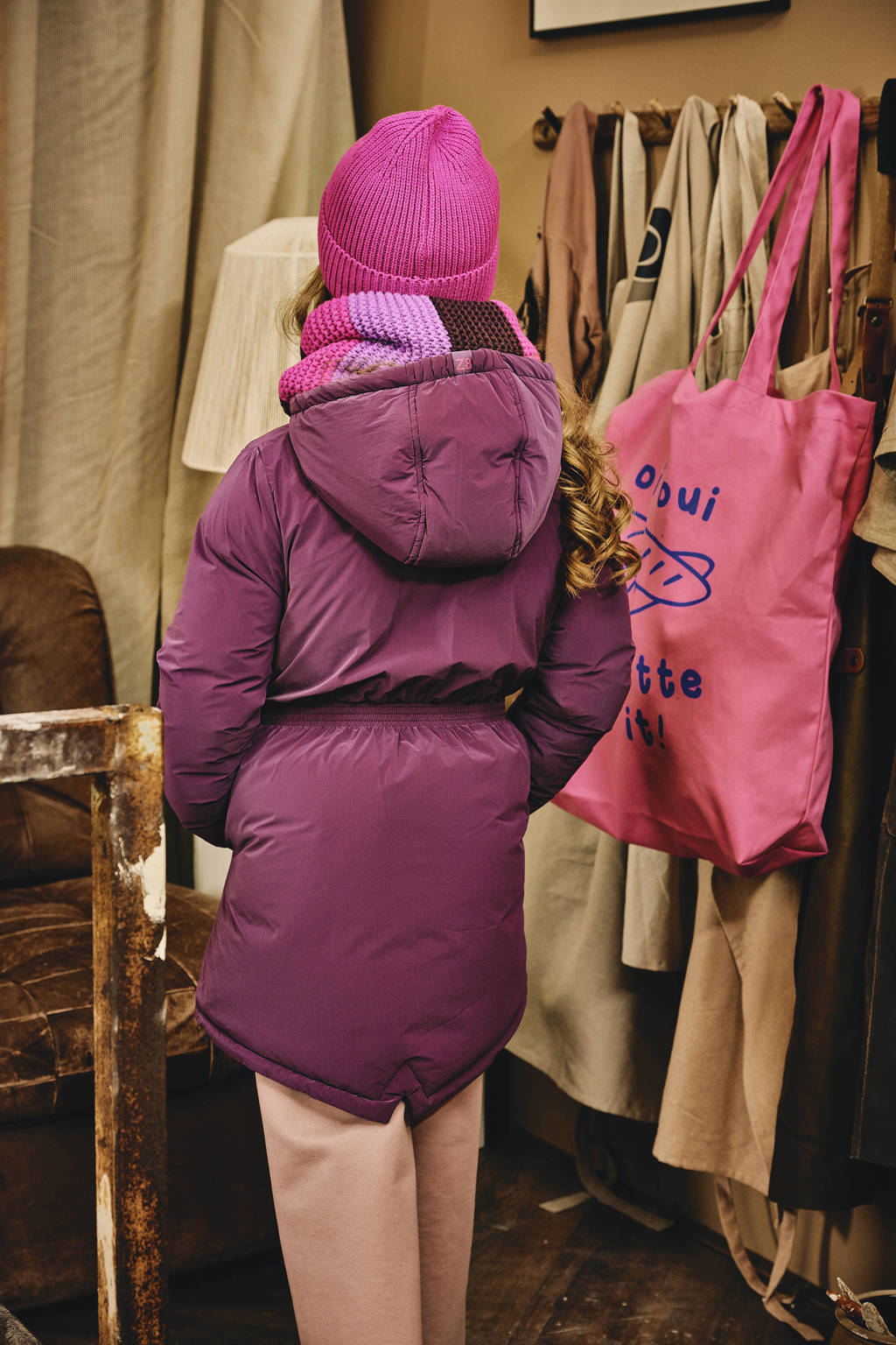 Z8 winterjas Mirre aubergine