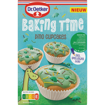Dr. Oetker Baking Time Dino Cupcakes Bakmix 242 g