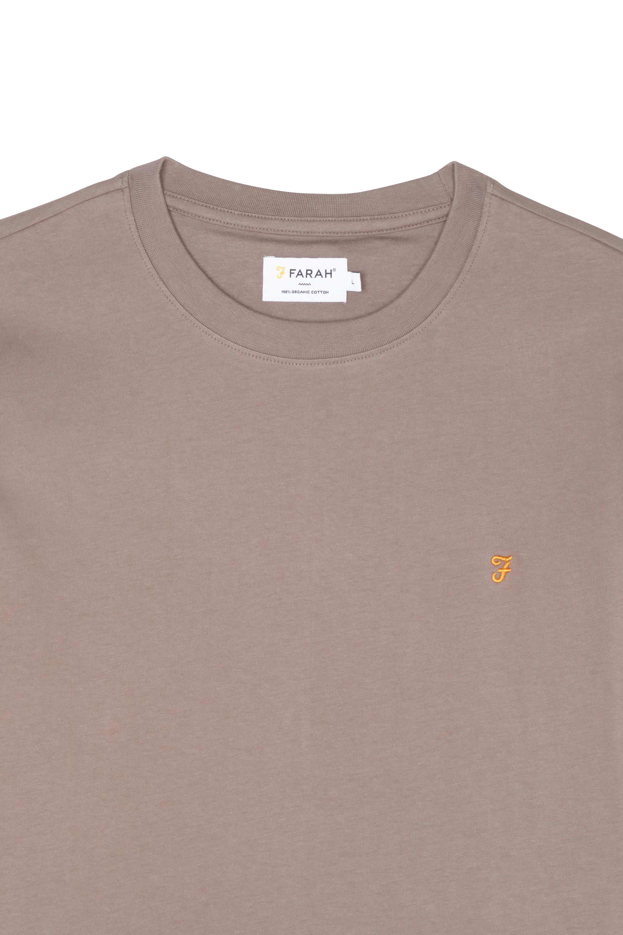 FARAH T-shirt DANNY REG SS TEE Gris