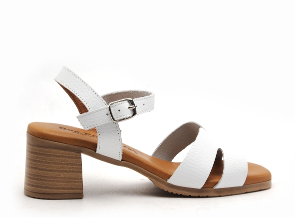 Eva frutos nu pieds talons femme 3402 blanc