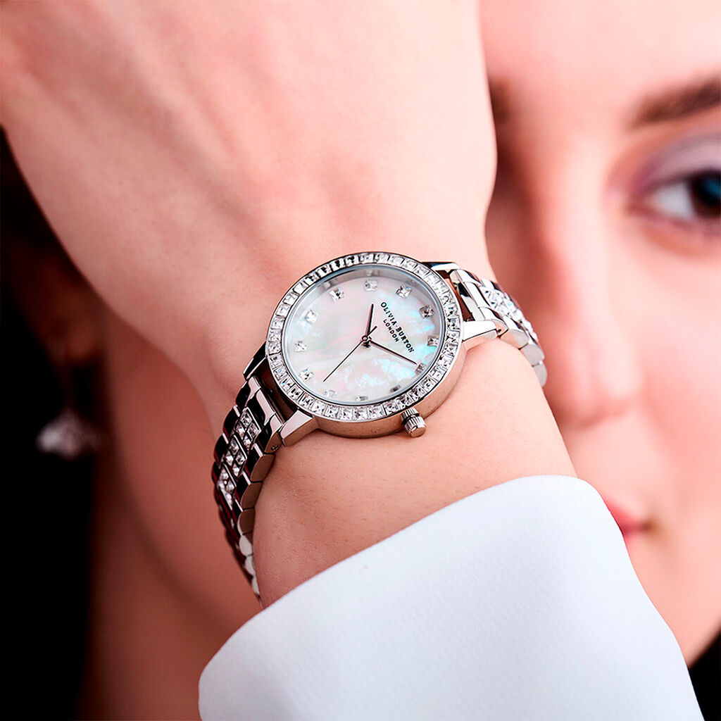 Montre Olivia Burton Treasure Nacre Blanche