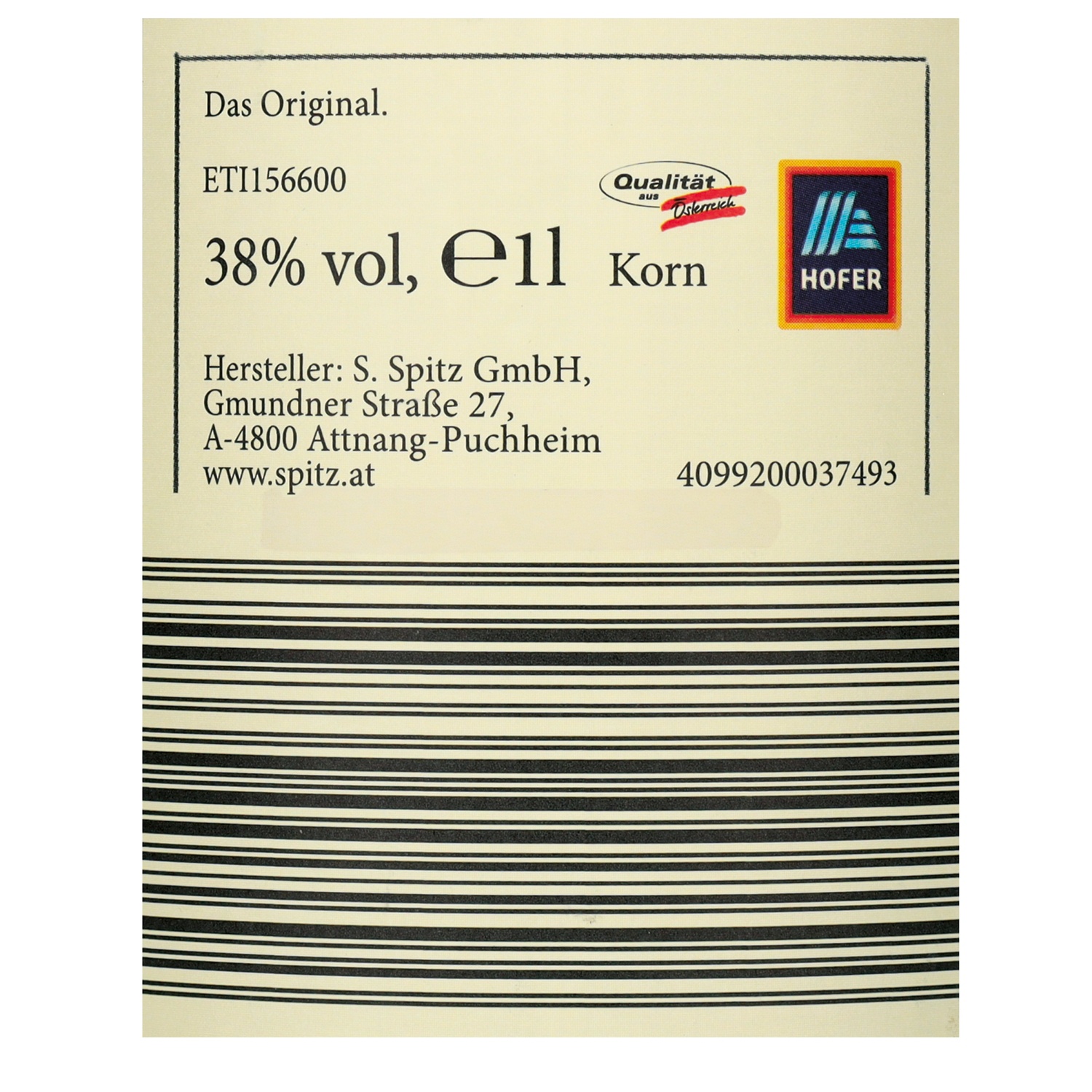 SPITZ Korn 1 l