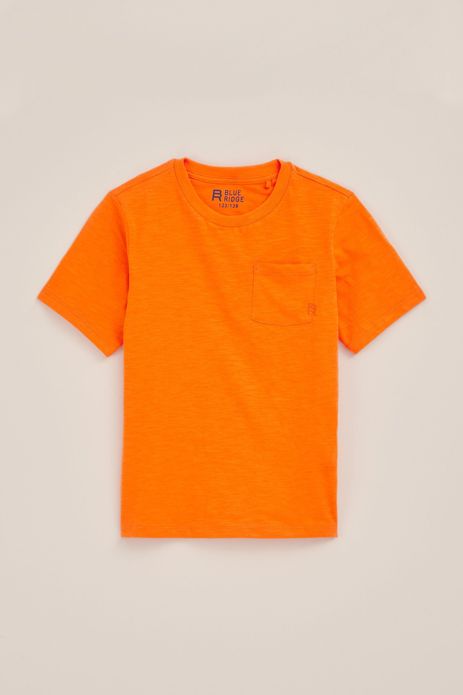 Jongens T-shirt met borstzak WE Fashion Feloranje