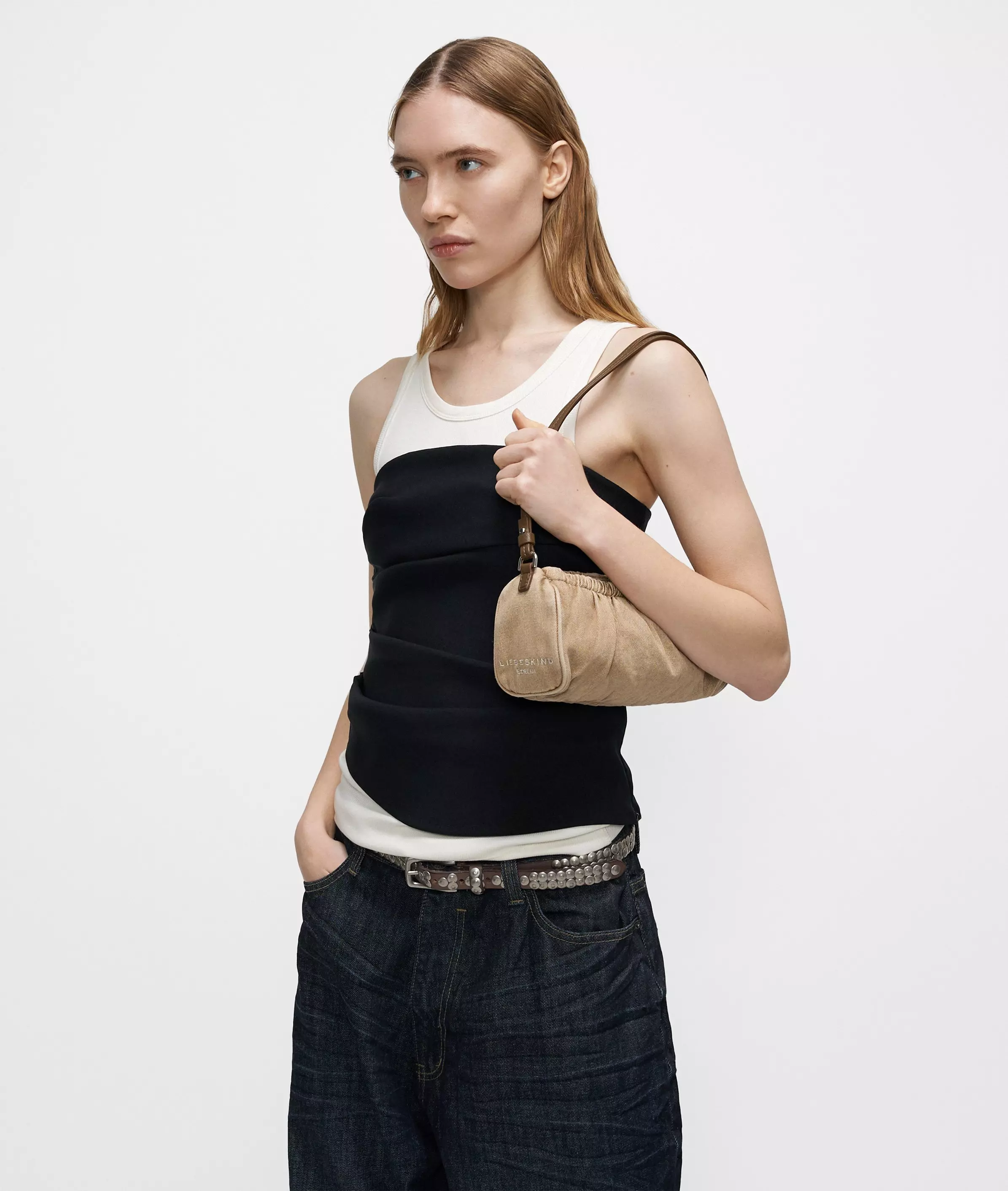 Denim Cloud II Hobo XS Small denim hobo bag