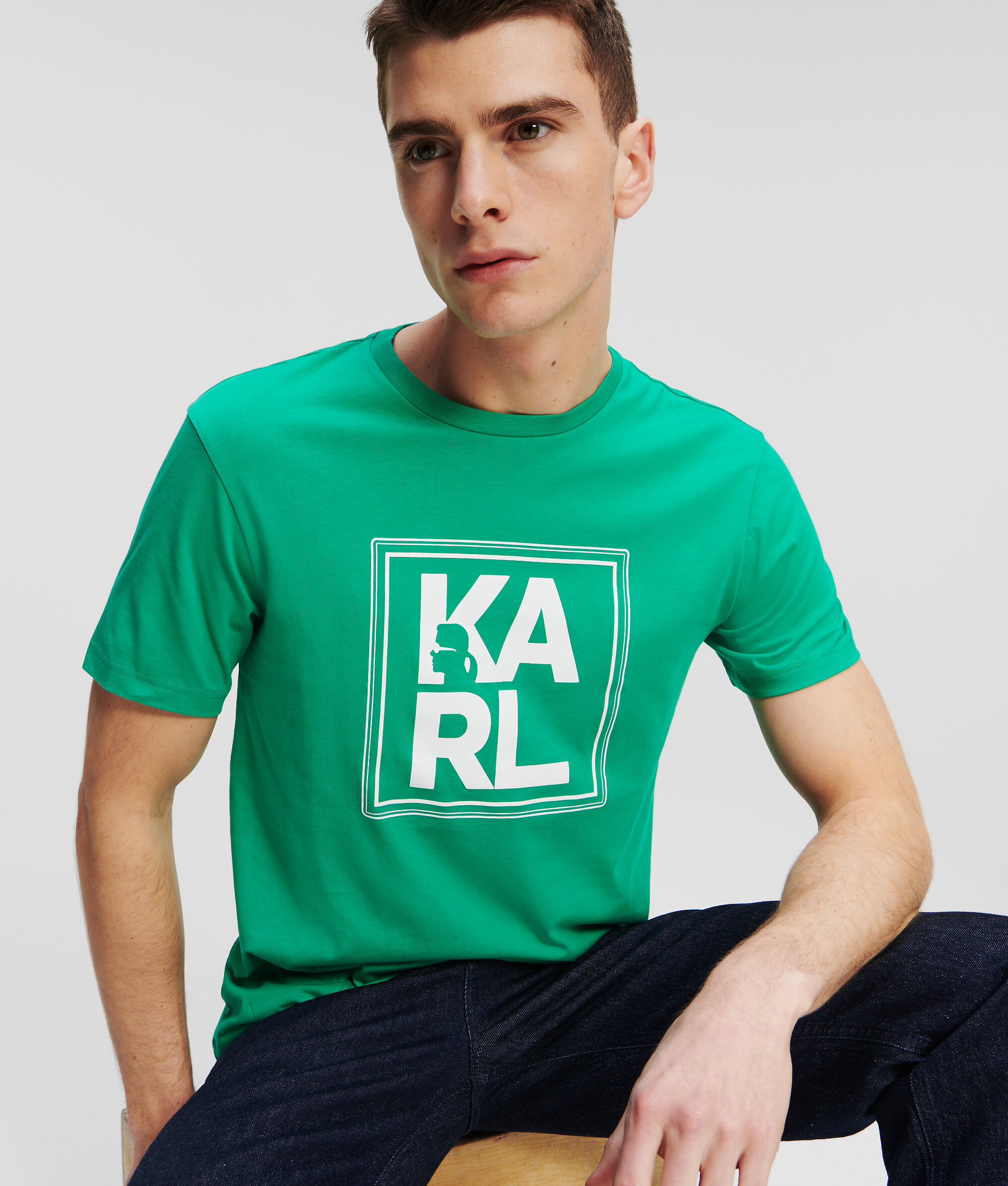 T-SHIRT ATHLEISURE À GROS LOGO KARL
