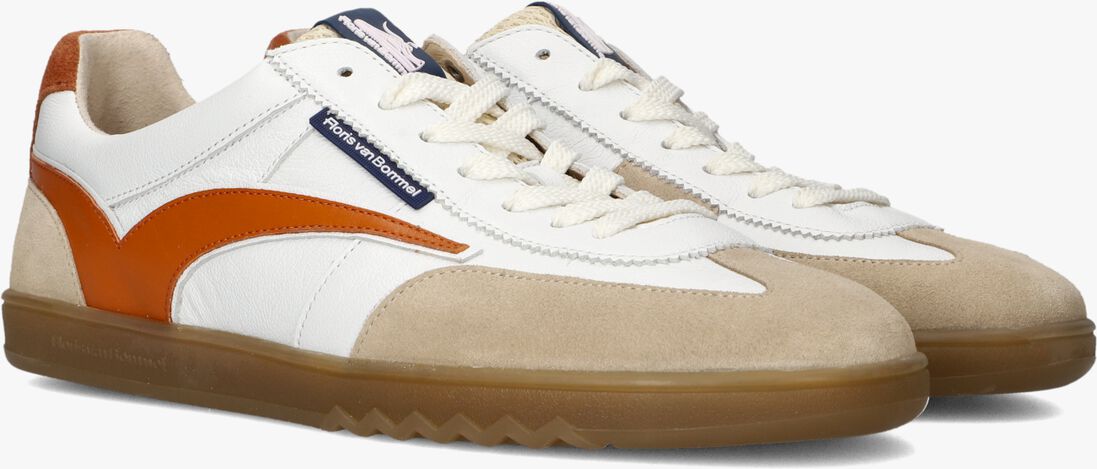 witte floris van bommel lage sneakers sfm-10224 de zaler