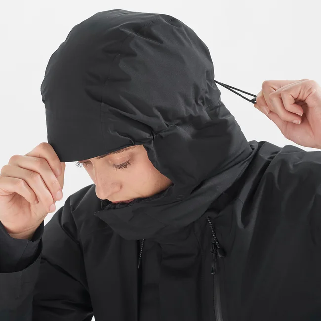 PATROLLER GORE-TEX DOWN  Daunenparka mit Kapuze Damen DEEPBLACK