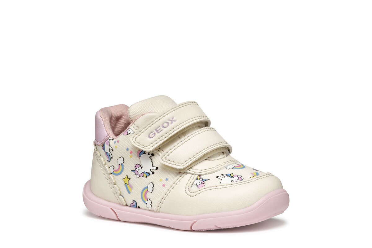 GEOX<br>Tênis respiráveis com velcro, primeiros passos, Zapito
