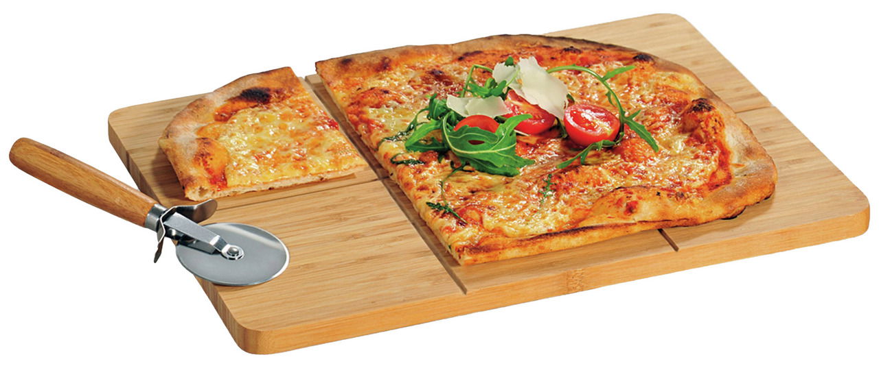 Kesper Pizzabrett mit Schneider