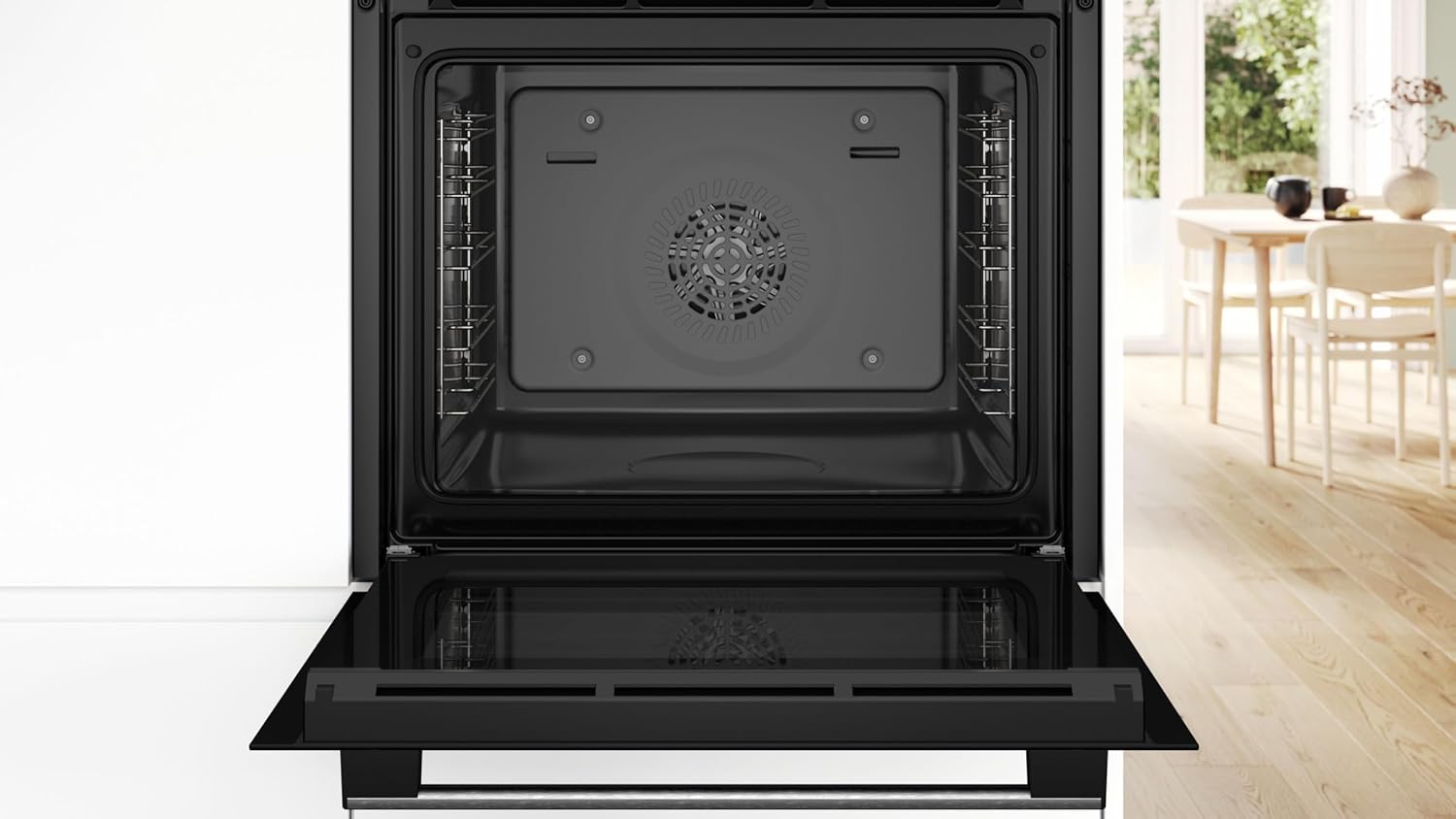 Bosch HBA534BR0 Four intégrable Série 4 - Four multi-fonctions - EcoClean - 3400 W - Grande capacité de 71L - Noir