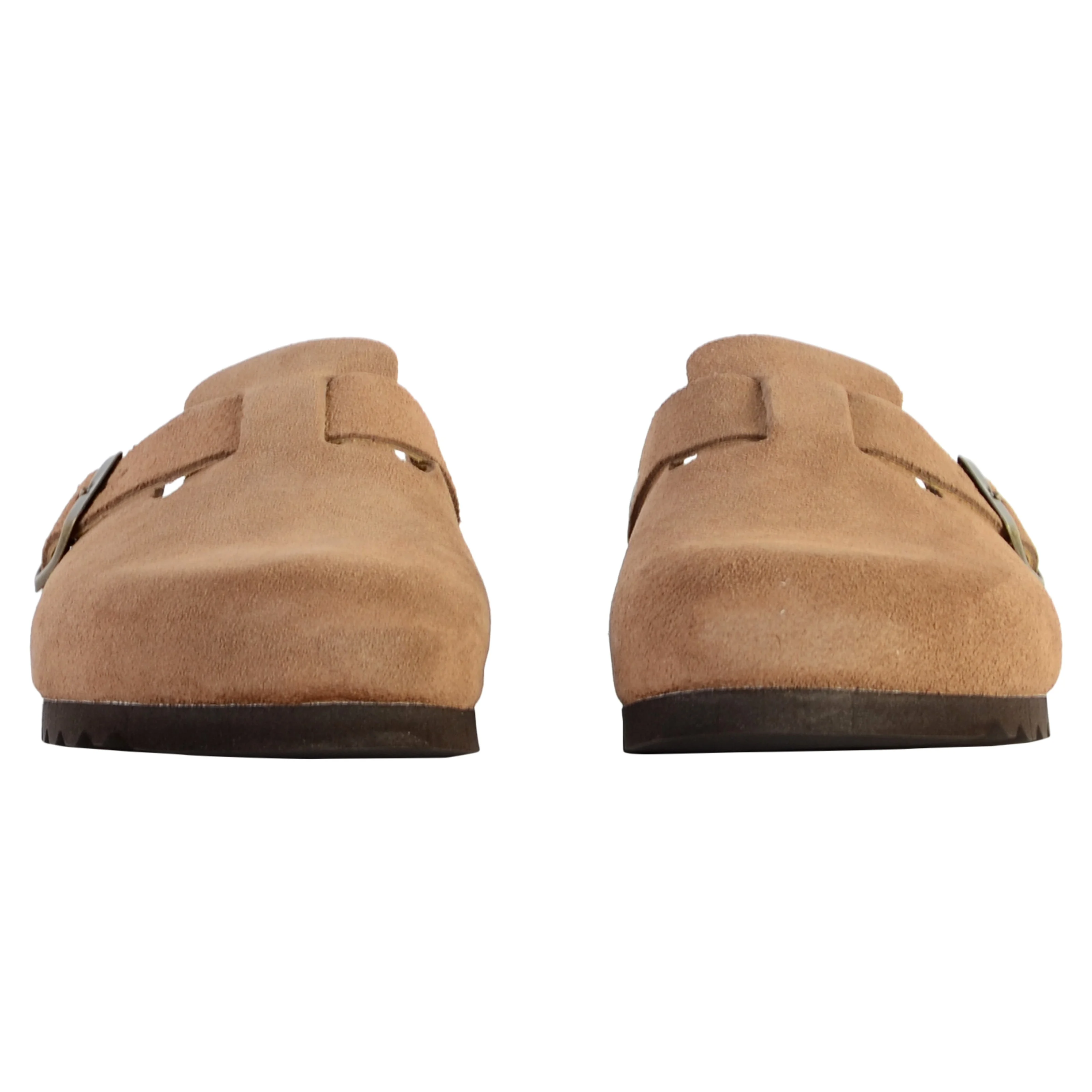 Mules cuirfae | Marron