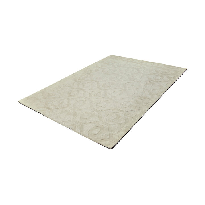 Geometrisch vloerkleed - Hermine Ivoor