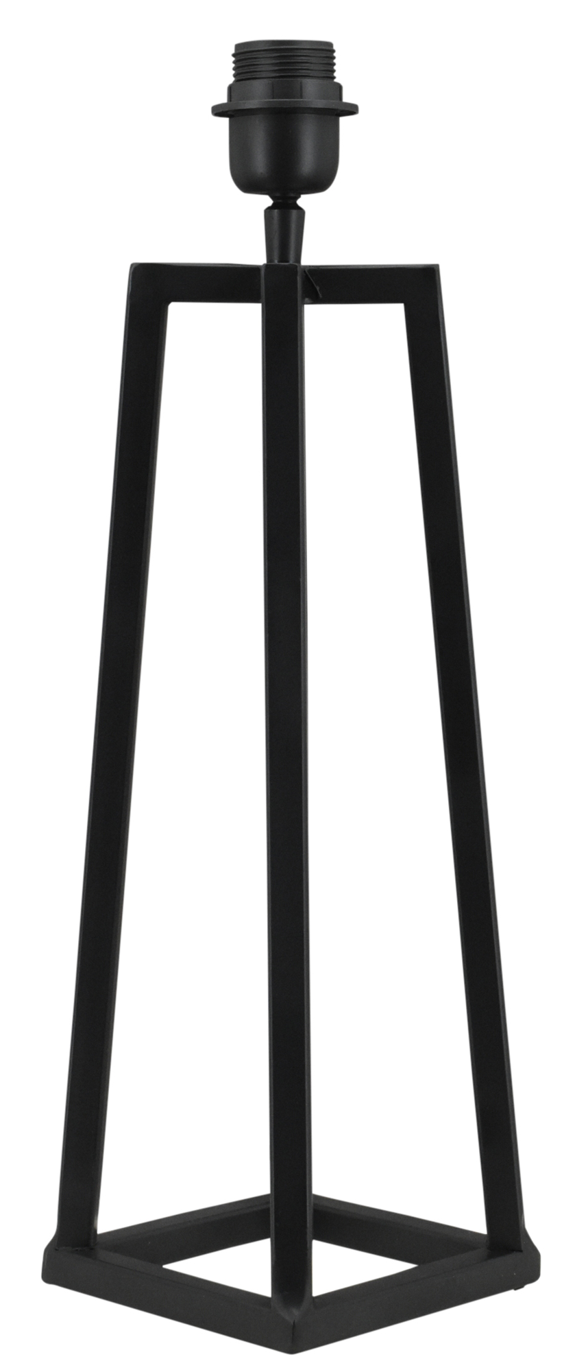Tafellamp Lorenzo retro zwart large - zonder kap
